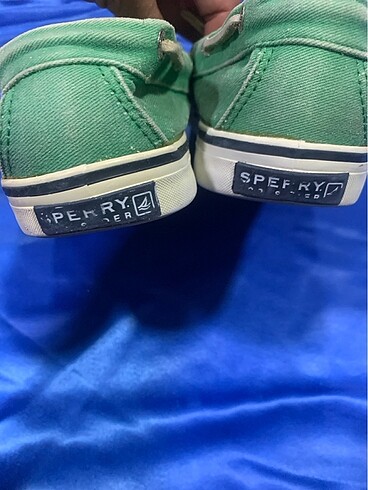 37,5 Beden yeşil Renk Sperry top sider yeşil ayakkabı
