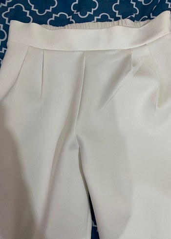 Diğer Beyaz Pamuklu Uzun Kollu tunik pantolon takım