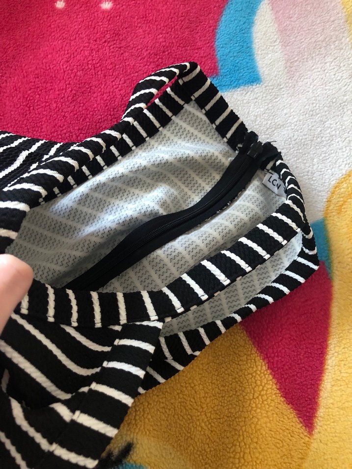 Lcw çizgili elbise - Görsel 3