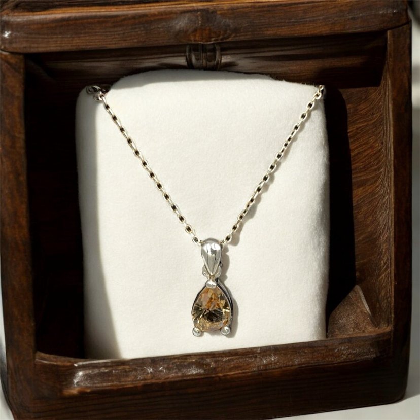 Soltanit Taşlı Kolye - Görsel 2