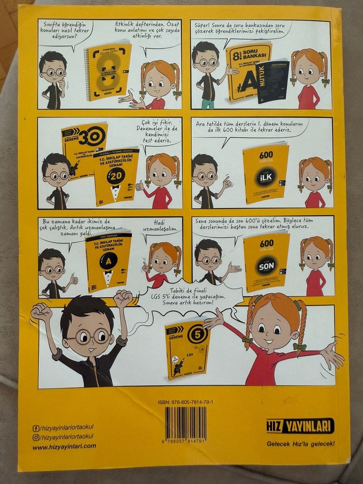 8. Sınıf T.C. İnkılap Tarihi ve Atatürkçülük Soru Bankasi Hız - Görsel 2