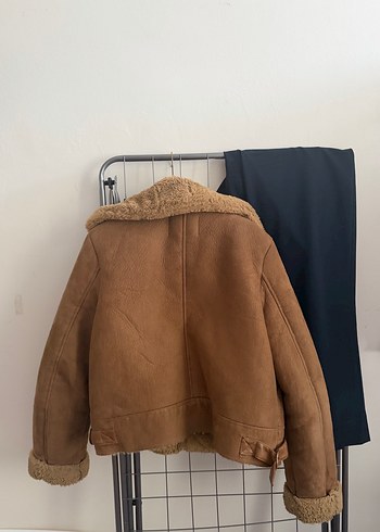 Kürklü Süet Kadın Ceket stradivaus - Görsel 3
