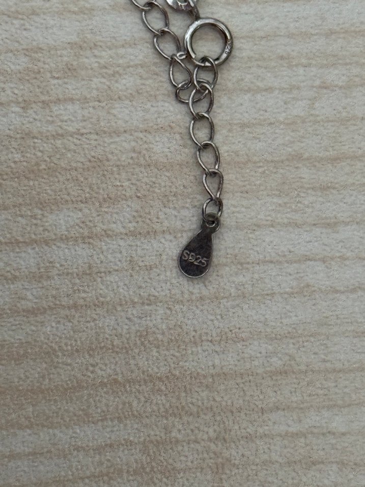 925 Gümüş Pembe Kalp Kolye - Görsel 2