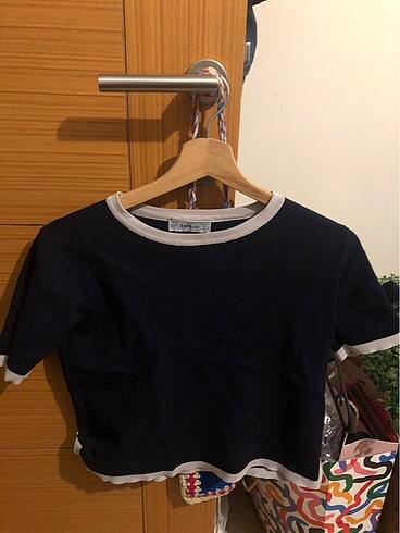 Crop fitilli triko bluz
