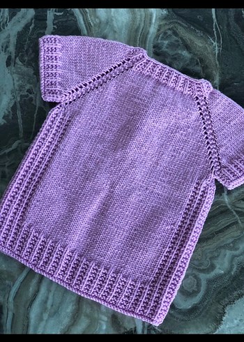 El örgüsü bebek yeleği - Görsel 2