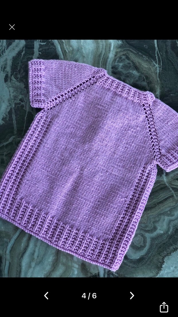 El örgüsü bebek yeleği - Görsel 2