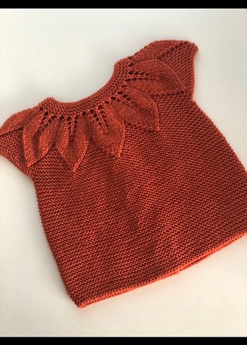 El örgüsü bebek yeleği - Görsel 2