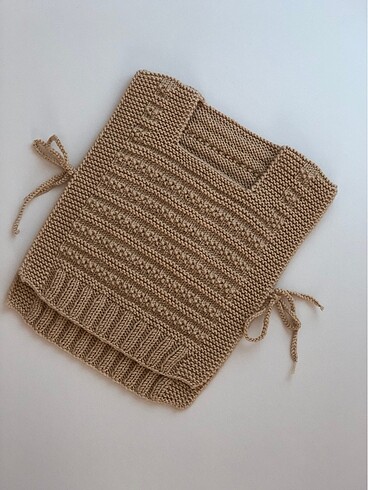 Önlük süveter (el örgüsü ) - Görsel 5