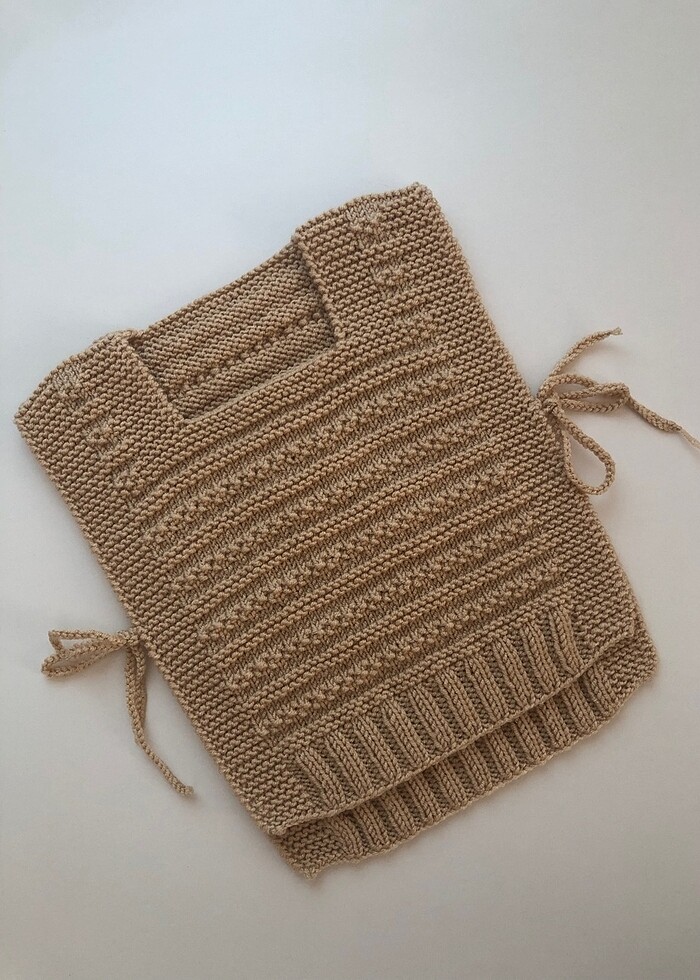 Önlük süveter (el örgüsü ) - Görsel 4