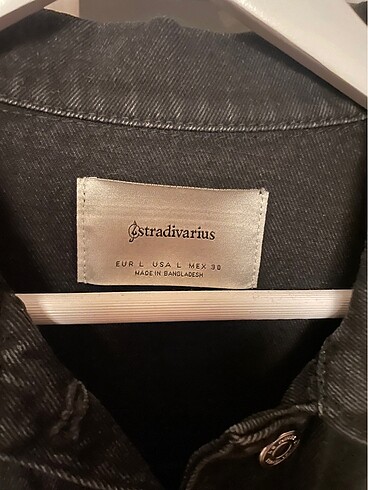 Stradivarius Stradivarius siyah kot ceket