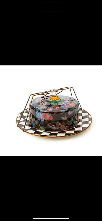 Mackenzie childs cake carrier