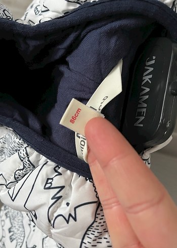 Fermuarlı Gri Desenli Bebek Tulumu - Görsel 4