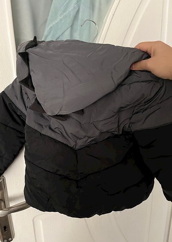 Erkek Çocuk Gri Fermuarlı Street Wear Mont - Görsel 3