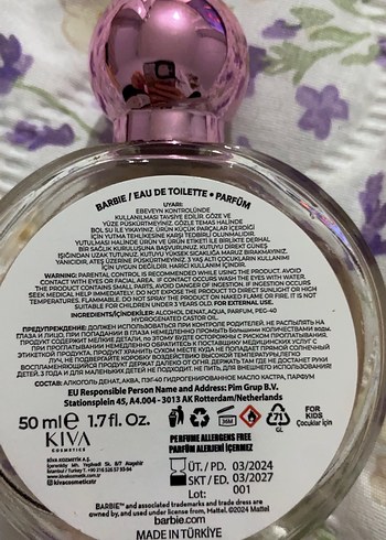 Barbie Kadın Parfümü Eau de Toilette - Görsel 2