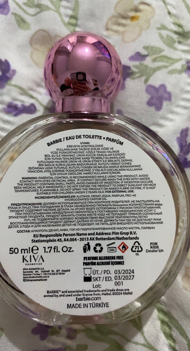 Barbie Kadın Parfümü Eau de Toilette - Görsel 2