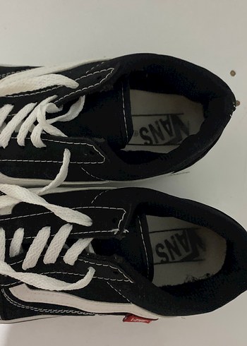 Siyah Bağcıklı Vans Sneakers - Görsel 3