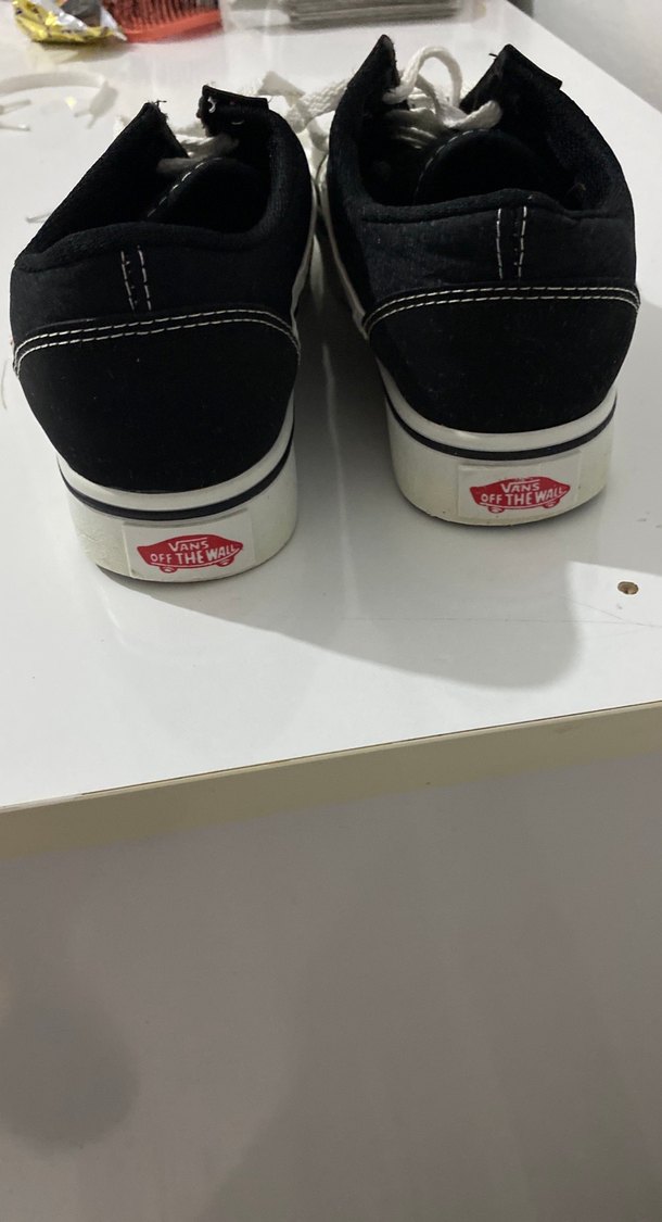 Siyah Bağcıklı Vans Sneakers - Görsel 2
