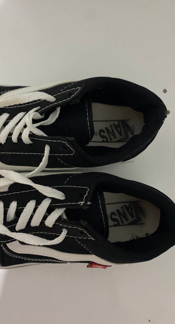 Siyah Bağcıklı Vans Sneakers - Görsel 3