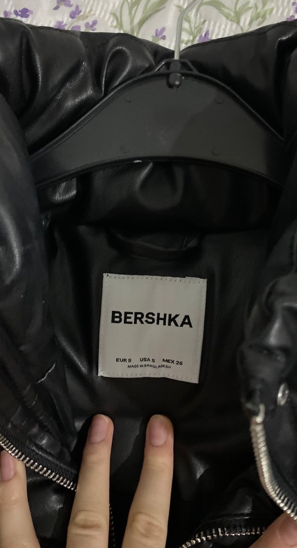 Siyah Deri Şişme Kadın Kışlık Ceket - Görsel 3