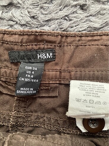 H&M Kahverengi vintage şort hm