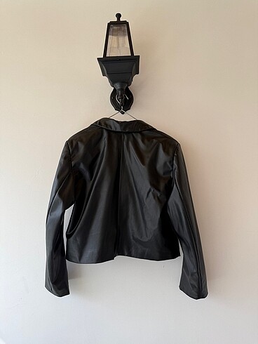 H&M H&M marka blazer deri ceket
