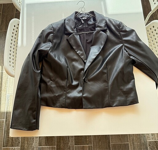 m Beden H&M marka blazer deri ceket