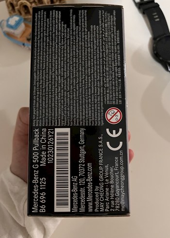 Koyu Kırmızı Mercedes-Benz G 500 Oyuncak Araba - Görsel 6