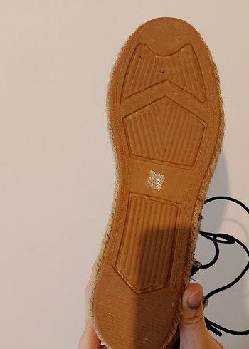 Bohem Desenli Kadın Dolgu Topuk Espadril - Görsel 5