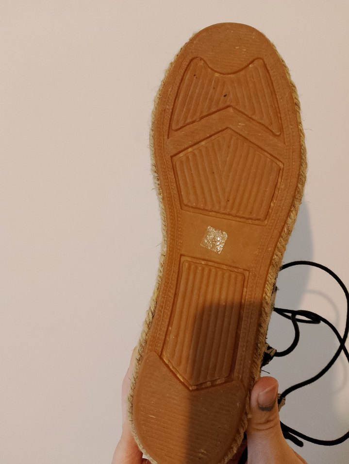 Bohem Desenli Kadın Dolgu Topuk Espadril - Görsel 5