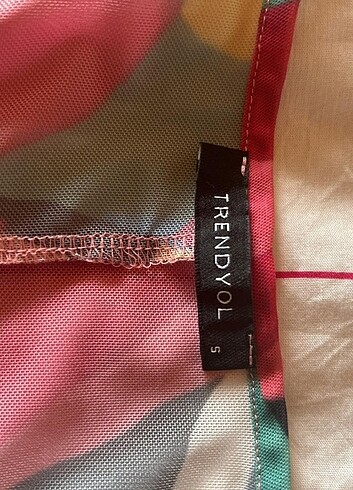 Renkli Pareo elbise  - Görsel 4