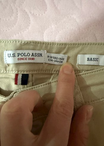 Erkek Bej Mini Pamuklu Bermuda Şort - Görsel 2