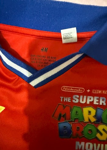 Renkli Süper Mario Baskılı Erkek Tişört - Görsel 2