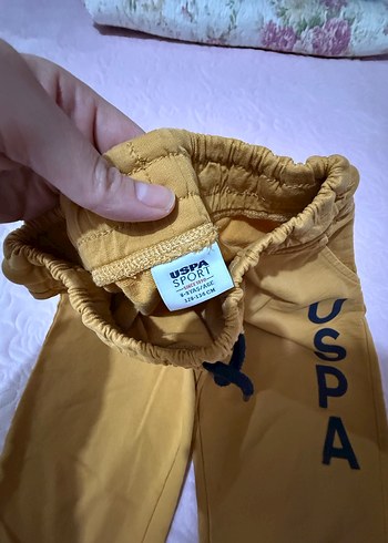 Sarı Erkek Çocuk Bol Kesim Eşofman Altı - Görsel 2