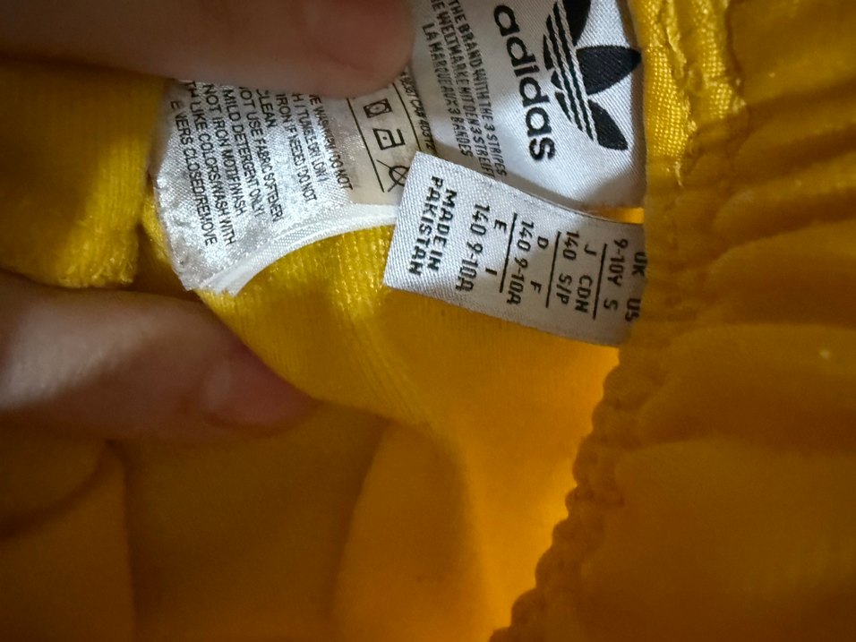 Unisex Sarı Adidas Eşofman Altı - Görsel 3