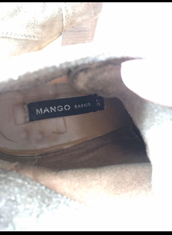 Haki Süet Topuklu Kadın Bot - Görsel 3