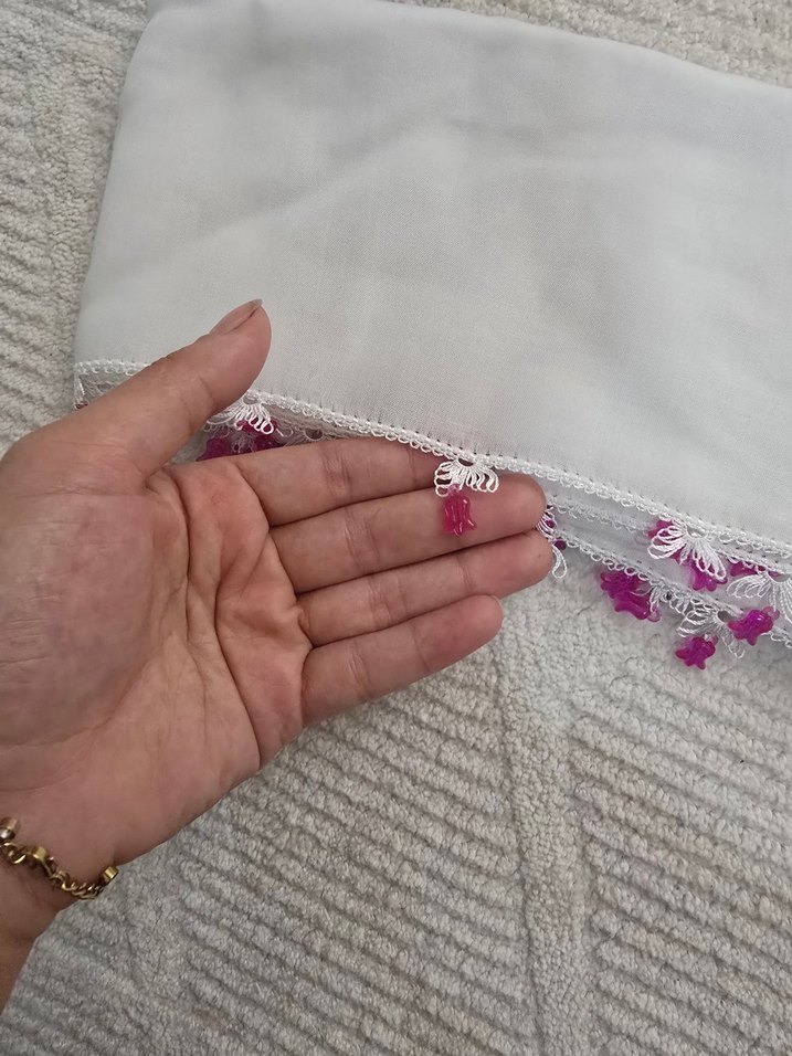 boncuklu namaz türbenti — görsel 3/3
