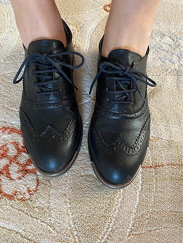 38 Beden siyah Renk Deri maskülen oxford ayakkabı