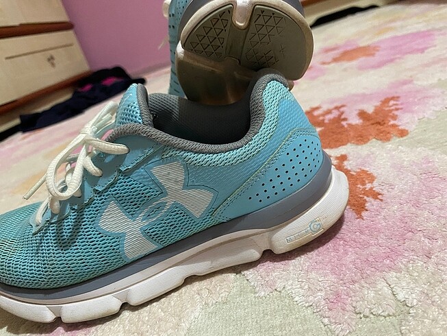 38 Beden mavi Renk Under armour mavi spor ayakkabı
