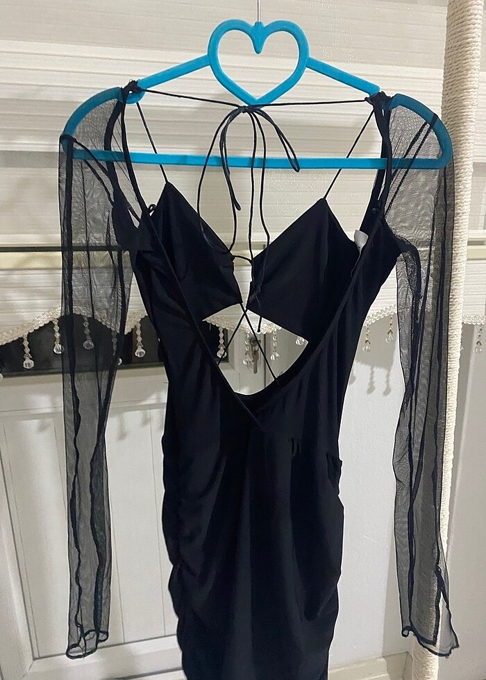 Dekolte elbise - Görsel 3