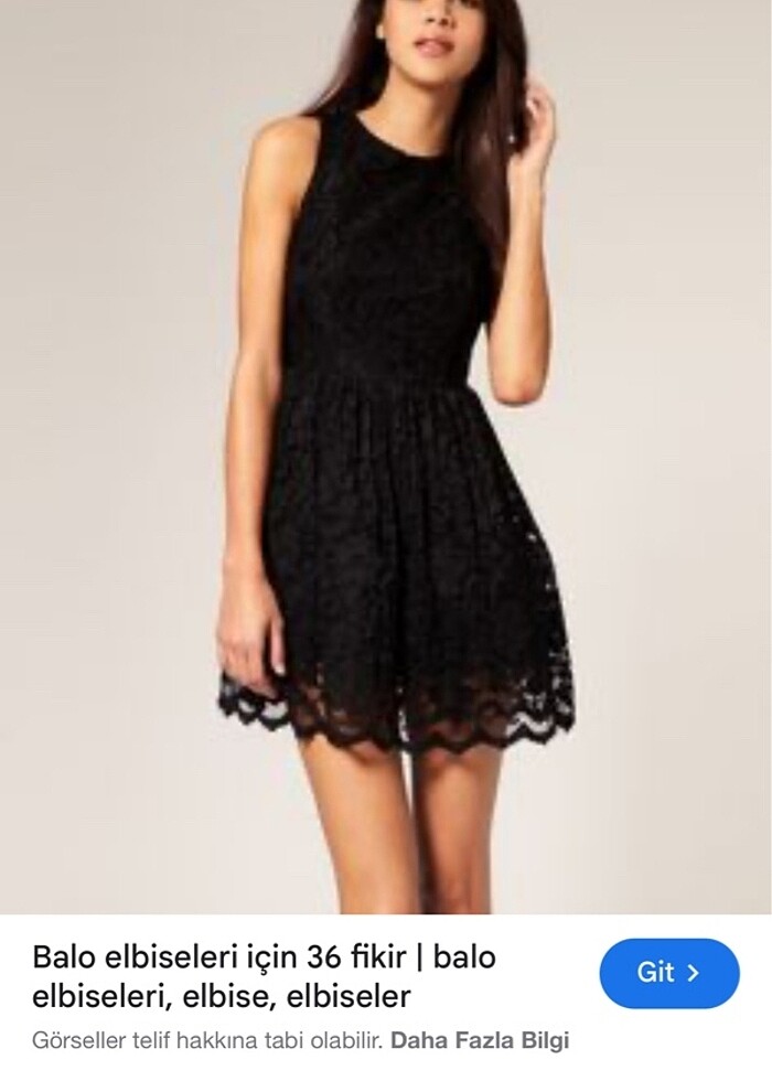 Koton Siyah dantel elbise - Görsel 3