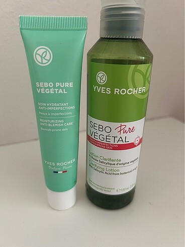 Yves Rocher Sebo Pure Vegetal Nemlendirici Ve Tonik
