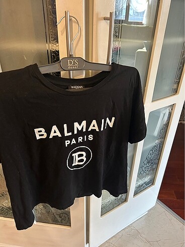 s Beden siyah Renk Balmain tişört