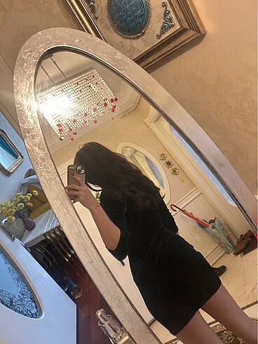 Zara Kadife elbise