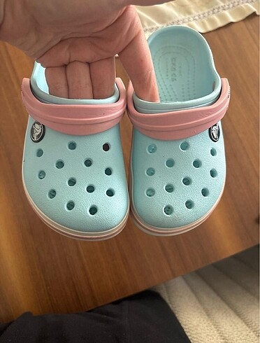 27 Beden mavi Renk Crocs Kız Çocuk Terlik