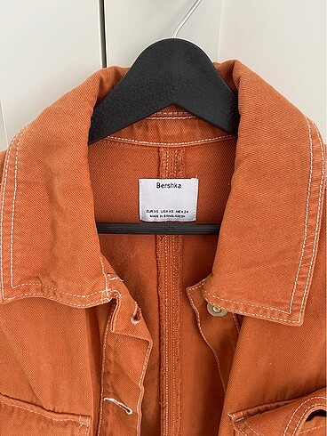 xs Beden Bershka Kiremit Renginde Kot ceket