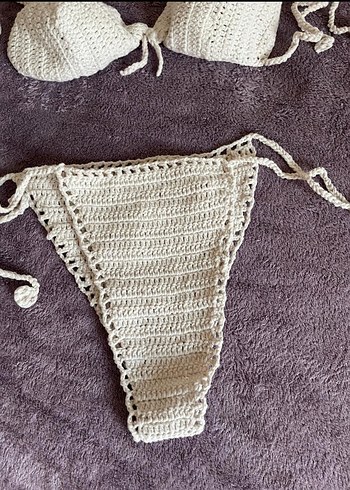 Penti Beyaz Örgü İpli Mini Bikini
