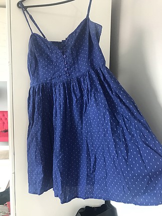 mavi yazlık elbise 