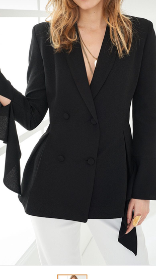 Siyah blazer 