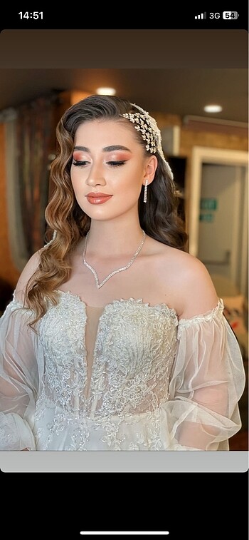 Helen gelinlik özel dikim iğne iplik moda