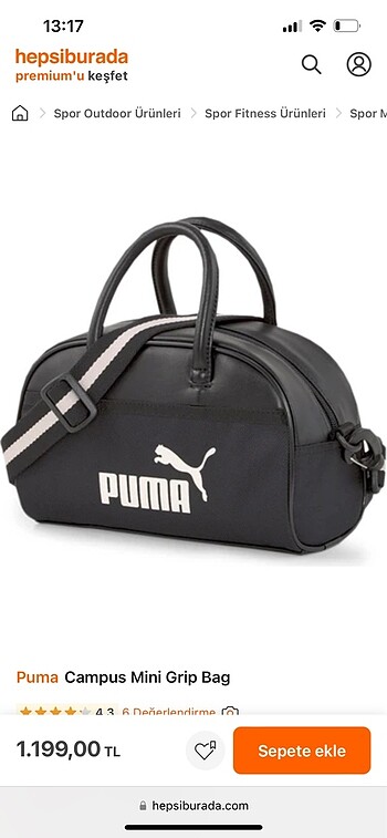Puma çapraz çanta ve Ayakabı